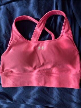 Under Armour Pink Crossback Sports Bra